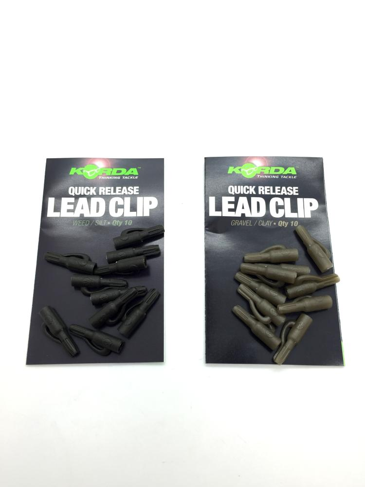 Korda Quick Release Leadclips Gravel/Clay 